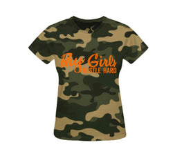 Army tee with Orange