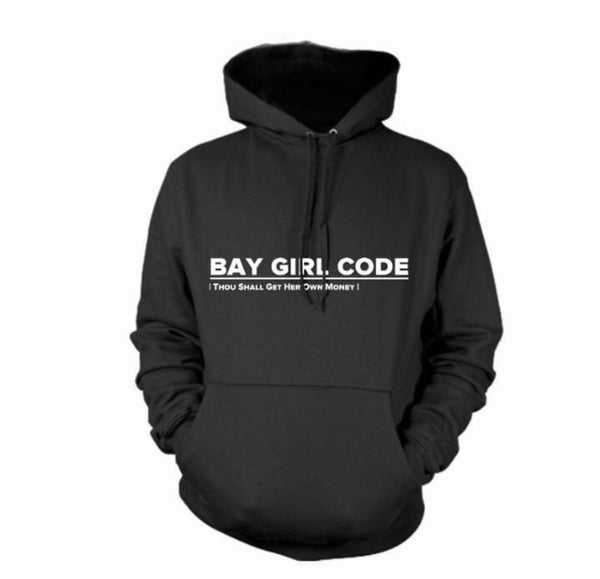 Black Bay Girl Code hoodie