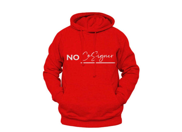 Red No Co-Signer Hoodie